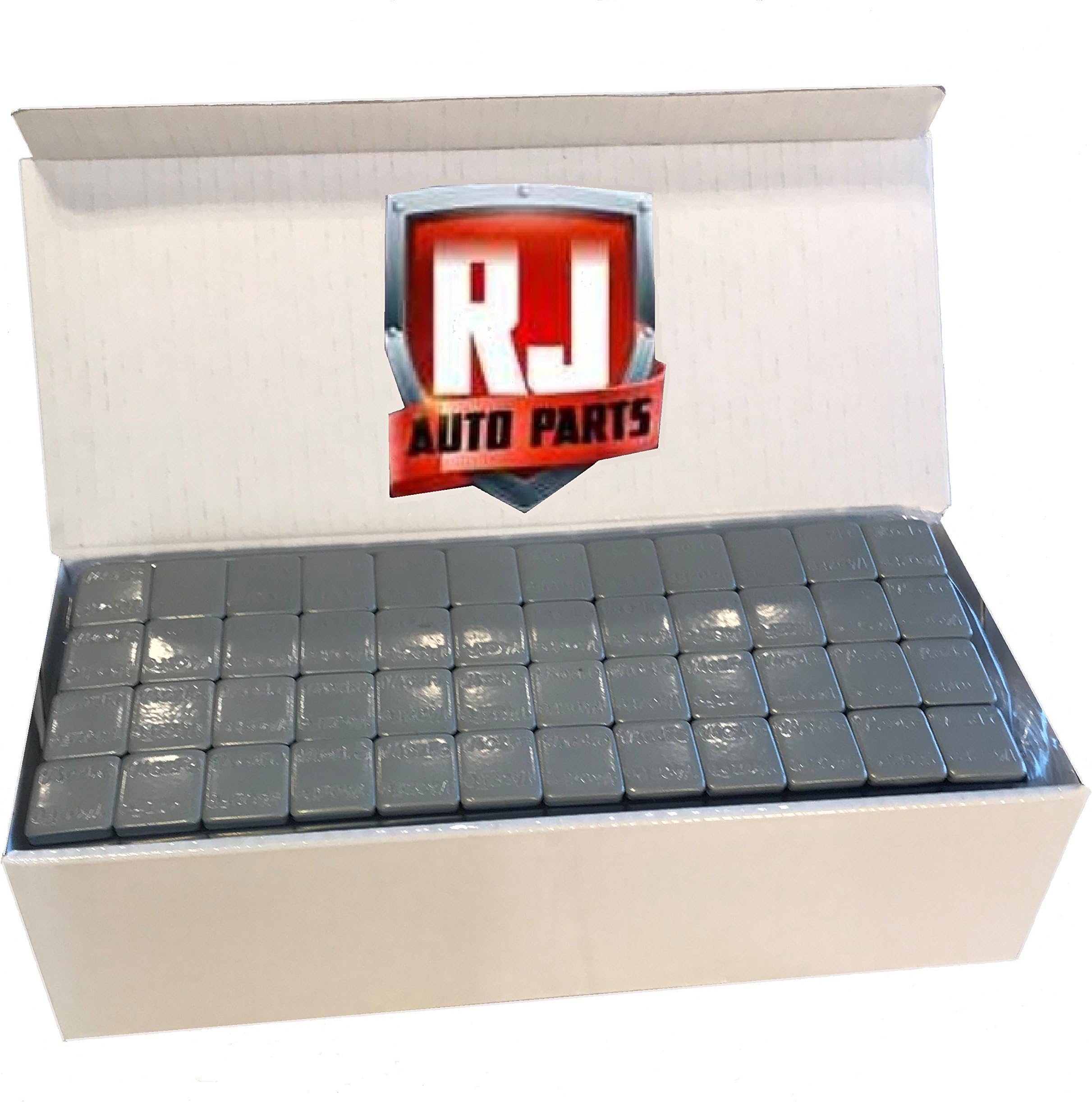 RJ Auto Parts1 Box Wheel Weights Grey 1/4 oz. Stick-on Adhesive Tape, (9 lbs) 576 Pieces