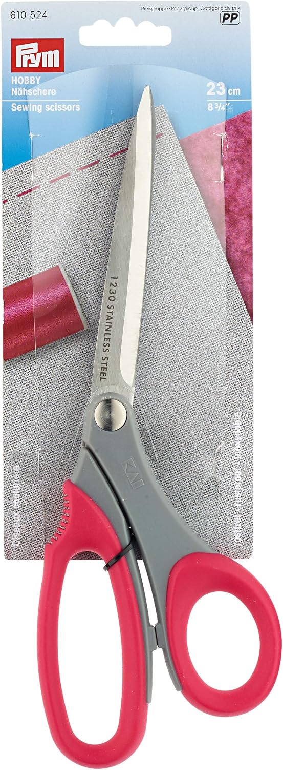 Prym - Prym Hobby (23cm) Dressmaking Scissor - 1 Unit, Red, 23 cm - Image 4