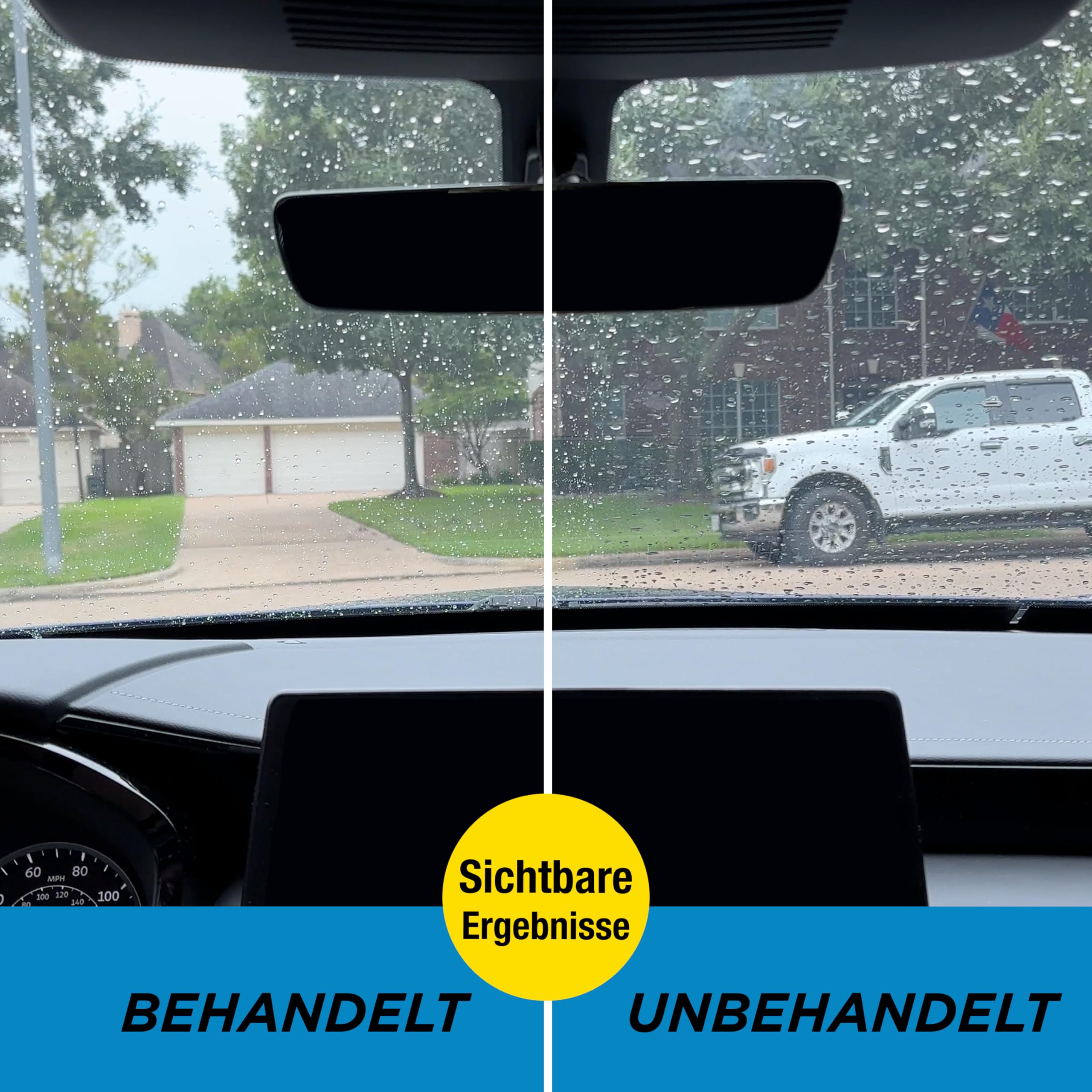 Rain-X 2-in-1 Scheibenreiniger - Regenabweiser - Streifenfreie Reinigung - Schutz vor Schmutz, Schnee und Insekten - 500 ml 5