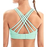 IUGA Sports Bras for Women High Support Large Bust High Impact Womens Sports Bras Strappy Padded Sports Bra