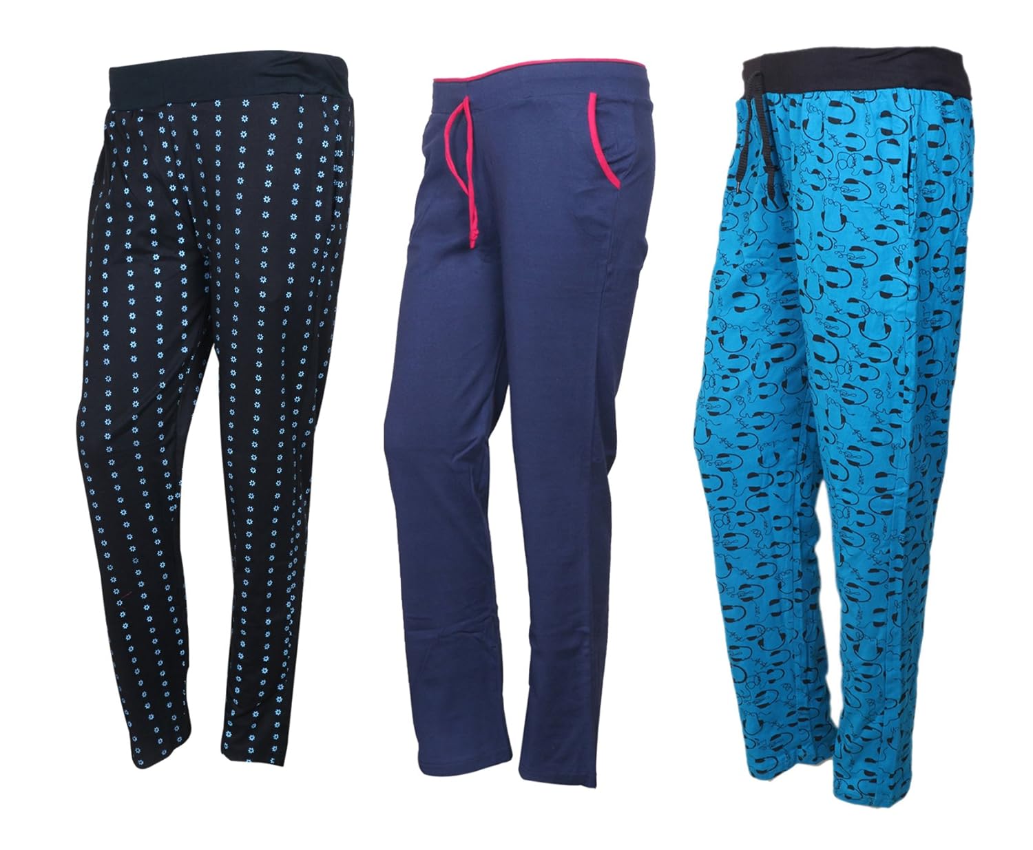 indistar cotton lower/track pants/pyjama for women(pack of 3)