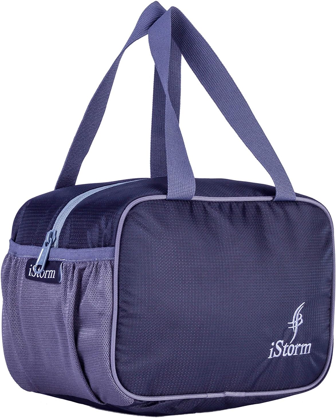 Istorm Polyester Black and Grey Lunch Bag XL