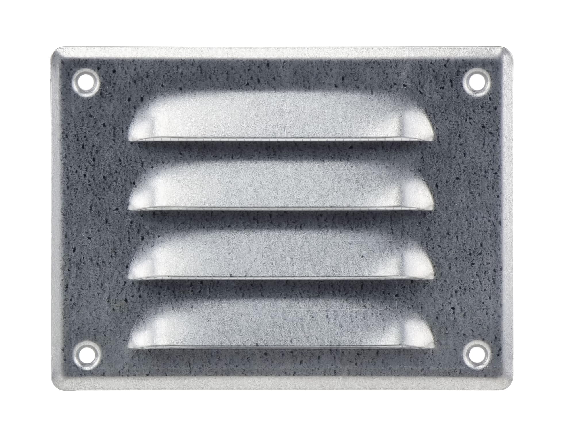 Steinberg14 Galvanised Steel 140x105mm Metal Air Vent Cover with Insect Mesh - 5.5x4 inch Ventilation Grille - Rectangular Air Vents for Outdoor and Indoor - Air Vent Register for Walls and Ceilings