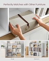 VASAGLE Bookcase 9-Compartment Cube Shelf Cloud White LBC177W01 view 5