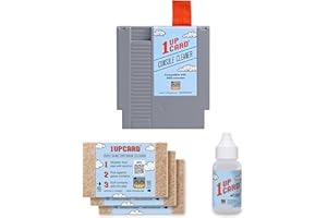 1UPcard Cleaning Kit Compatible With NES (Nintendo Entertainment System) and Video Game Cartridges