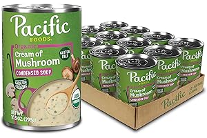 Pacific Foods Organic Cream of Mushroom Condensed Soup, 10.5oz (Pack of 12)
