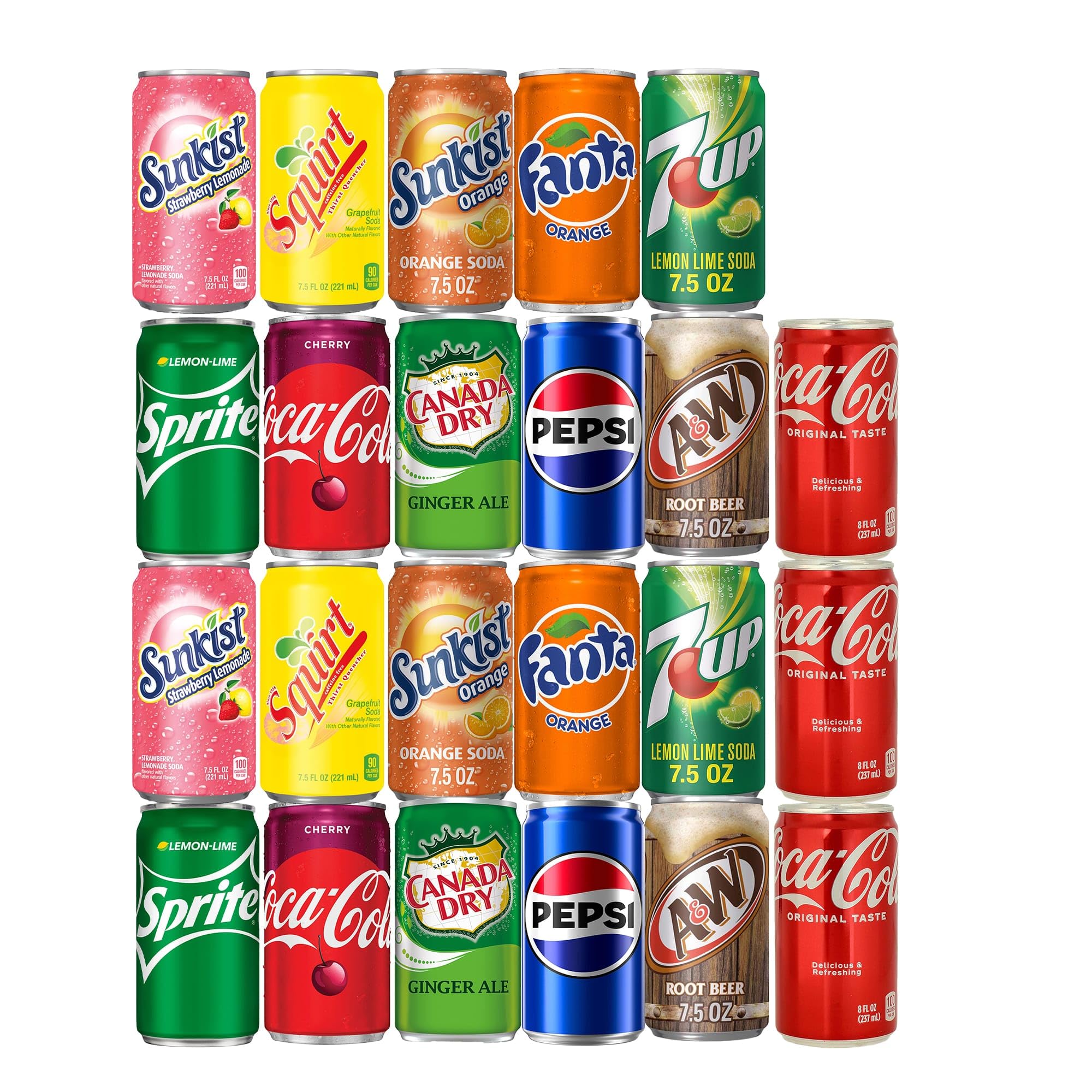 Mua MUNCHIE MIX (PACK OF 23) MINI SODA SAMPLER - MULTI FLAVORS OF 7.5 ...