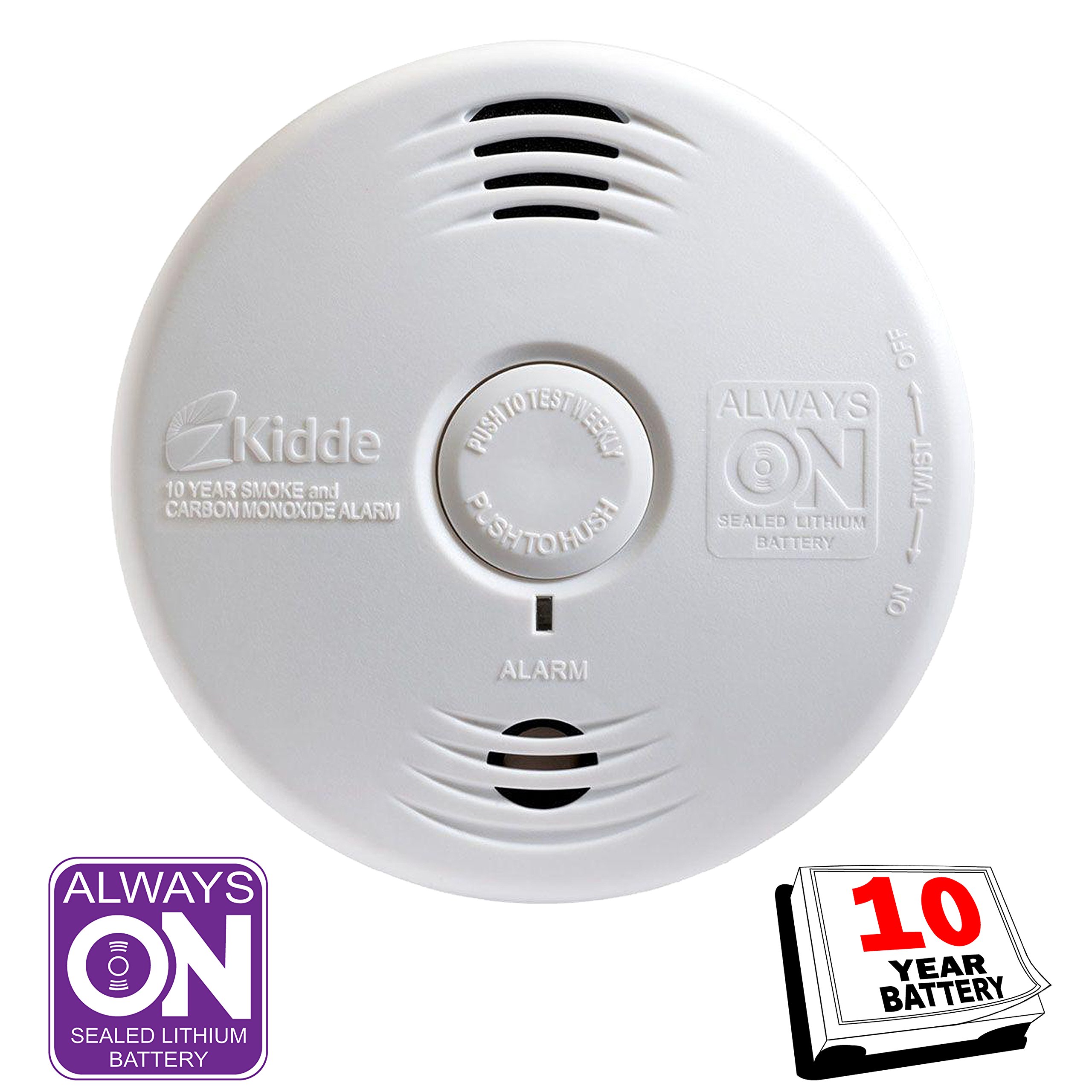 Kidde i2010SCO WorryFree Hardwired Lithium Battery Backup I12010SCO