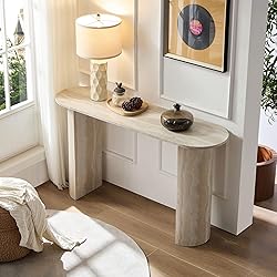 LKTART 55" MDF Console Table for Entryway, Narrow