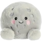 Aurora&reg; Adorable Palm Pals&trade; Celene Moon&trade; Stuffed Animal - Fun Collectible Plush for Kids and Adult Collectors - Perfect for Decorating Rooms and Birthday Gifts - Gray 5 Inches