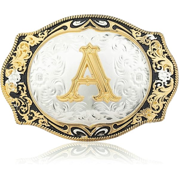 Amazon.com: Himongoo Personalized Initial Letters Belt  display picture 1