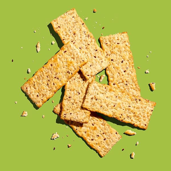 BACK TO NATURE MULTIGRAIN FLATBREAD CRACKERS, NON-GMO, PLANT-BASED SNACK CRACKER, MADE WITH WHEAT FLOUR & WHOLE GRAINS, SNACK HAPPY, 5OZ BOX