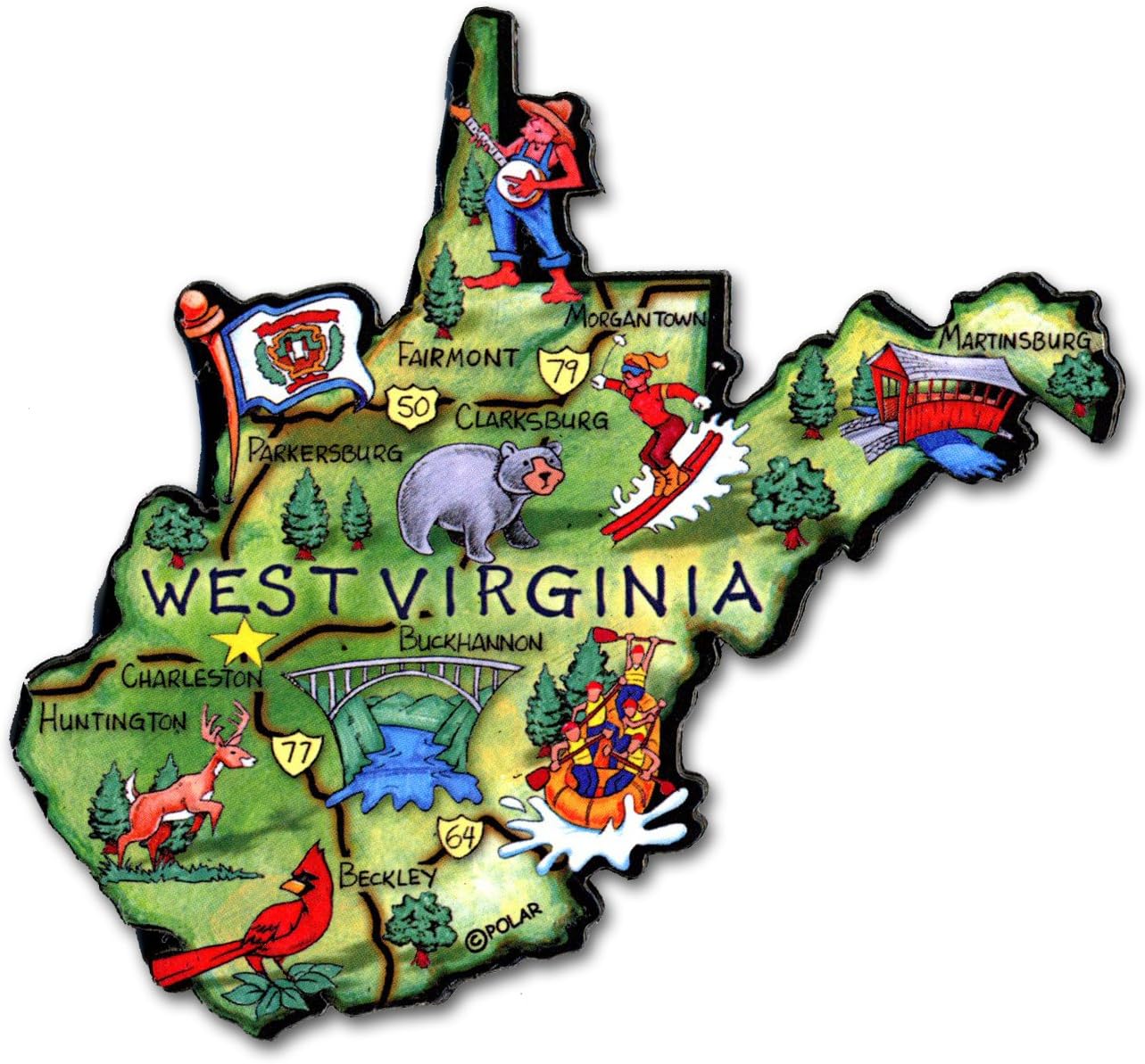 The 10 Best West Virginia Refrigerator Magnet