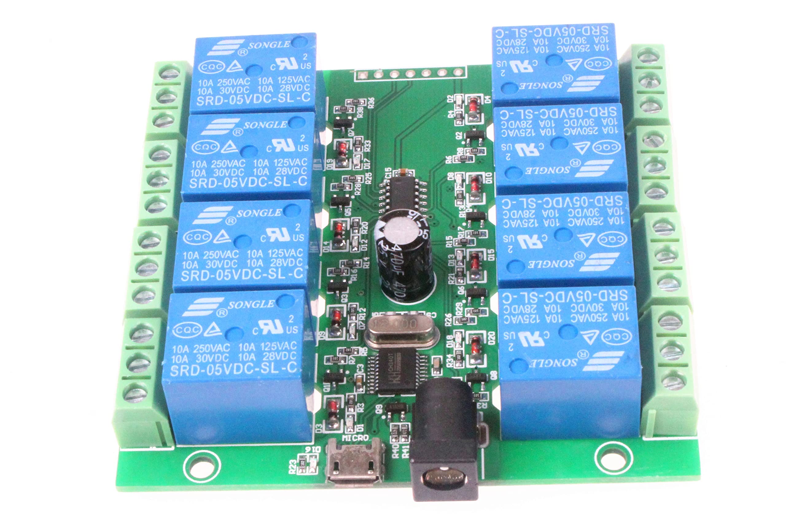 Mua NOYITO 8-Channel Micro USB Relay Module USB Smart Control Switch ...