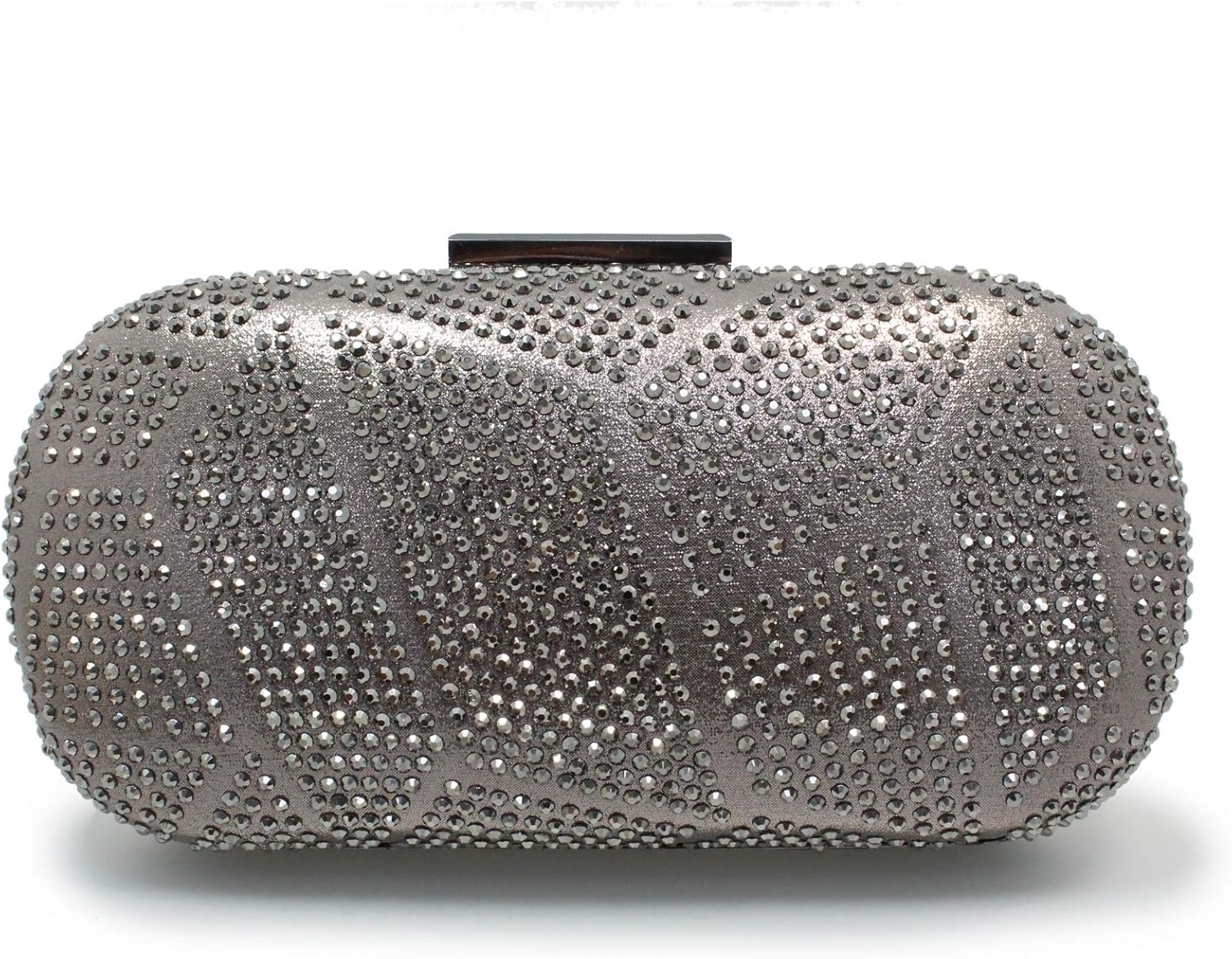Francie Gemstone Hand Bag, Pewter