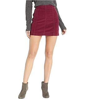 modern femme cord mini skirt