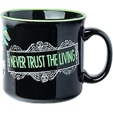 Silver Buffalo Beetlejuice Sandworm, Ceramic Camper Mug, 20oz | Never Trust the Living, 0.59 Liters