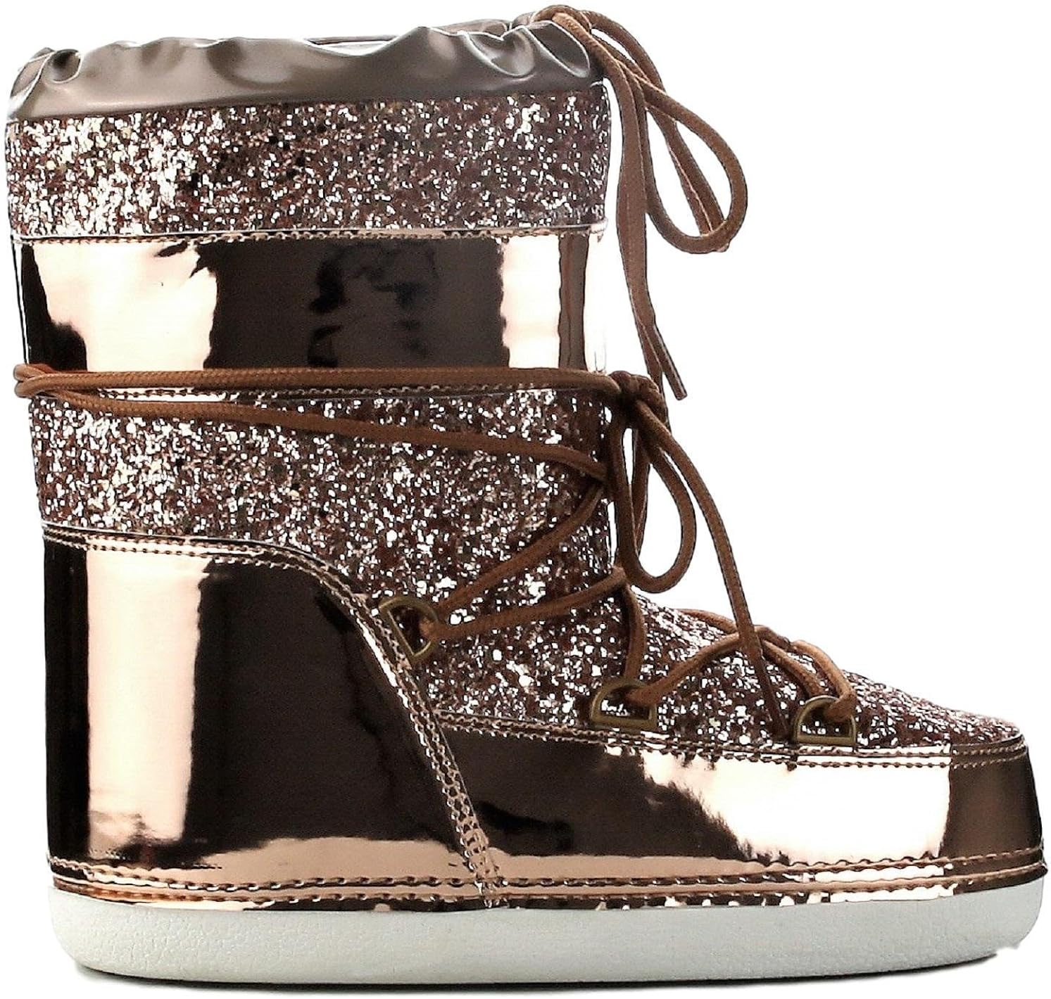 rose gold boots womens