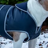Ancol Muddy Paws All Weather Stormguard Coat Navy Blue Small 30cm view 5