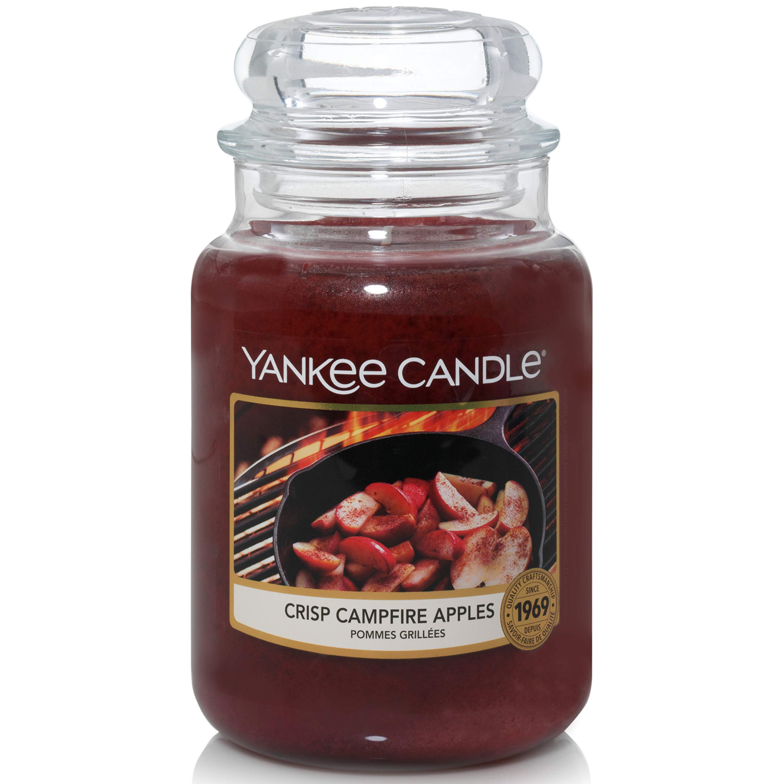 Yankee Candle Scented Candle | Scented Candle | Crisp Campfire Apples Large Jar Candle | Burn Time: Up to 150 Hours