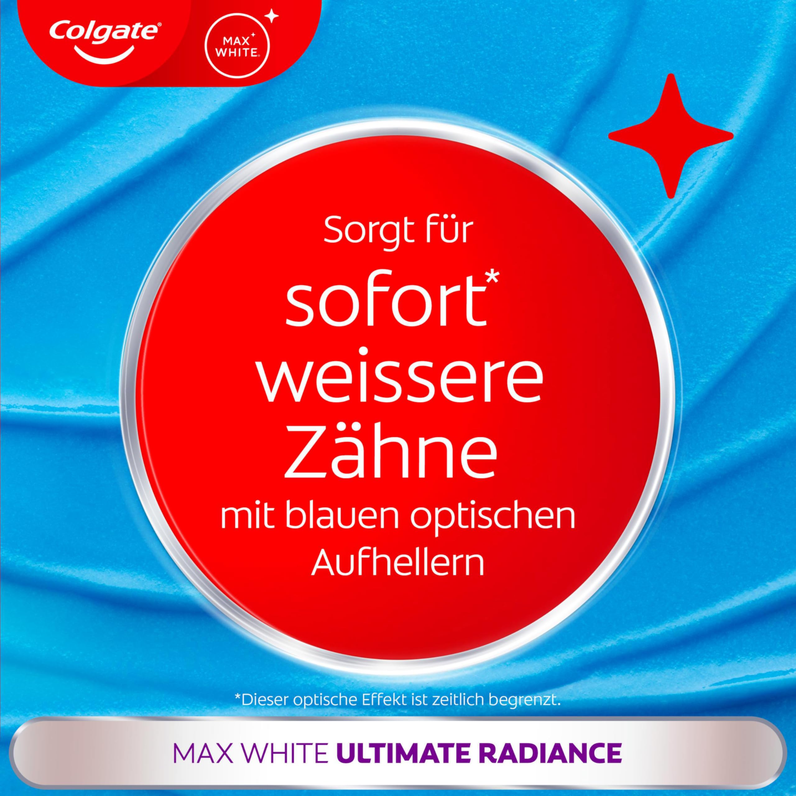 Colgate Max White Ultimate Radiance Whitening Zahnpasta 75ml 4