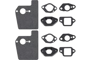 The Lord of the Tools 2 Sets Carburetor Insulator Gasket Kit Compatible with Honda GCV160 GCV160A GCV160LA GCV160LAO GCV160LE Lawnmower Engines Parts