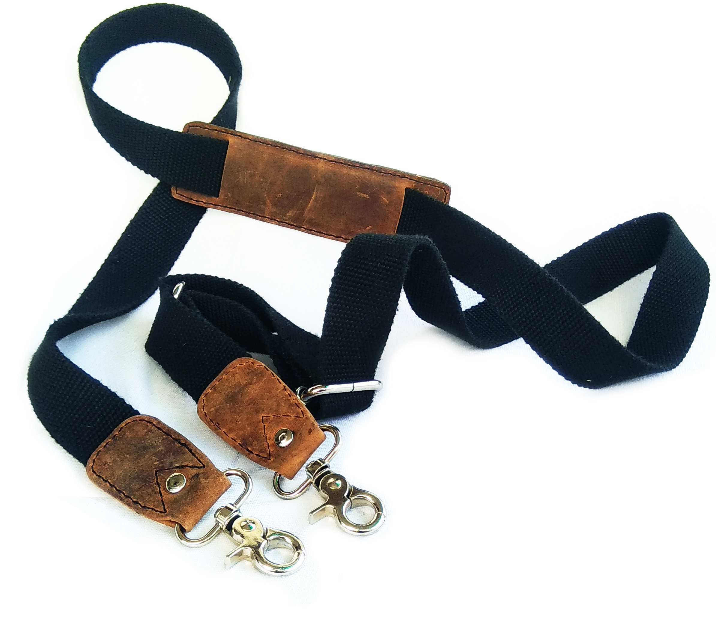 Buy Leather Adjustable Padded Replacement Shoulder Strap with Metal