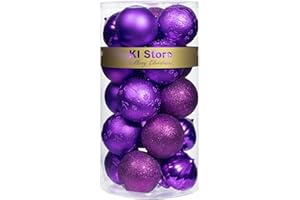 KI Store Christmas Ball Ornaments Shatterproof Christmas Decorations Tree Balls Pastel for Holiday Wedding Party Decoration T