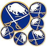 Desert Cactus Buffalo Sabres Sticker NHL Team National Hockey League Vinyl Decal Laptop Water Bottle Car Scrapbook Sheet (Type 3 - Main Logo)