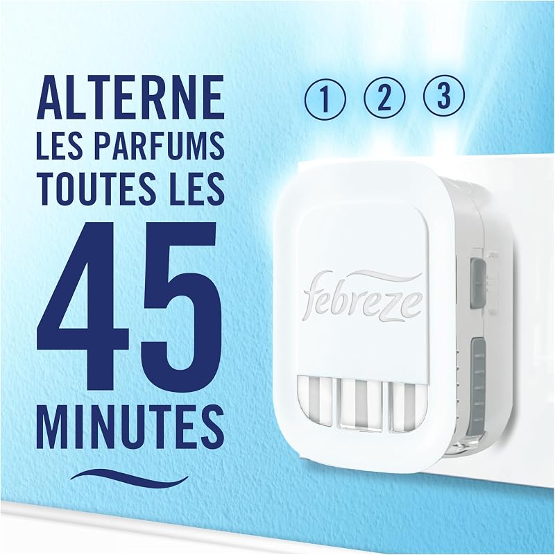 Désodorisant Électrique Recharges Parfum Pureté Coton x4 (20ml)