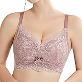 Baetty Bras for Women No Underwire Unpadded Full Coverage Bras for Women Bra Wireless Bra 4548
