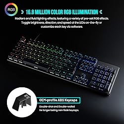 TECWARE Phantom+ 104 Mechanical Keyboard, RGB LED