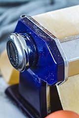 KitchenCraft World of Flavours Pasta Maker Manual 9 Thickness Cutter Blue view 5