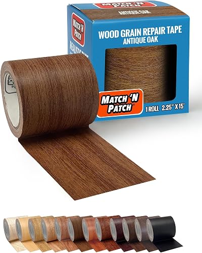 MATCH 'N PATCH Fortis Realistic Repair Tape Antique Oak