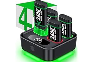 Charger for Xbox One Controller Battery Pack with 4x3600mWh USB C Xbox Rechargeable Battery Pack Series X|S, One S/One X/Elit