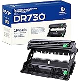 DR730 Drum Unit with Latest Chip Replacement for Brother DR 730 DR-730 DR-760 DCP-L2550DW HL-L2350DW HL-L2370DW HL-L2370DWXL 