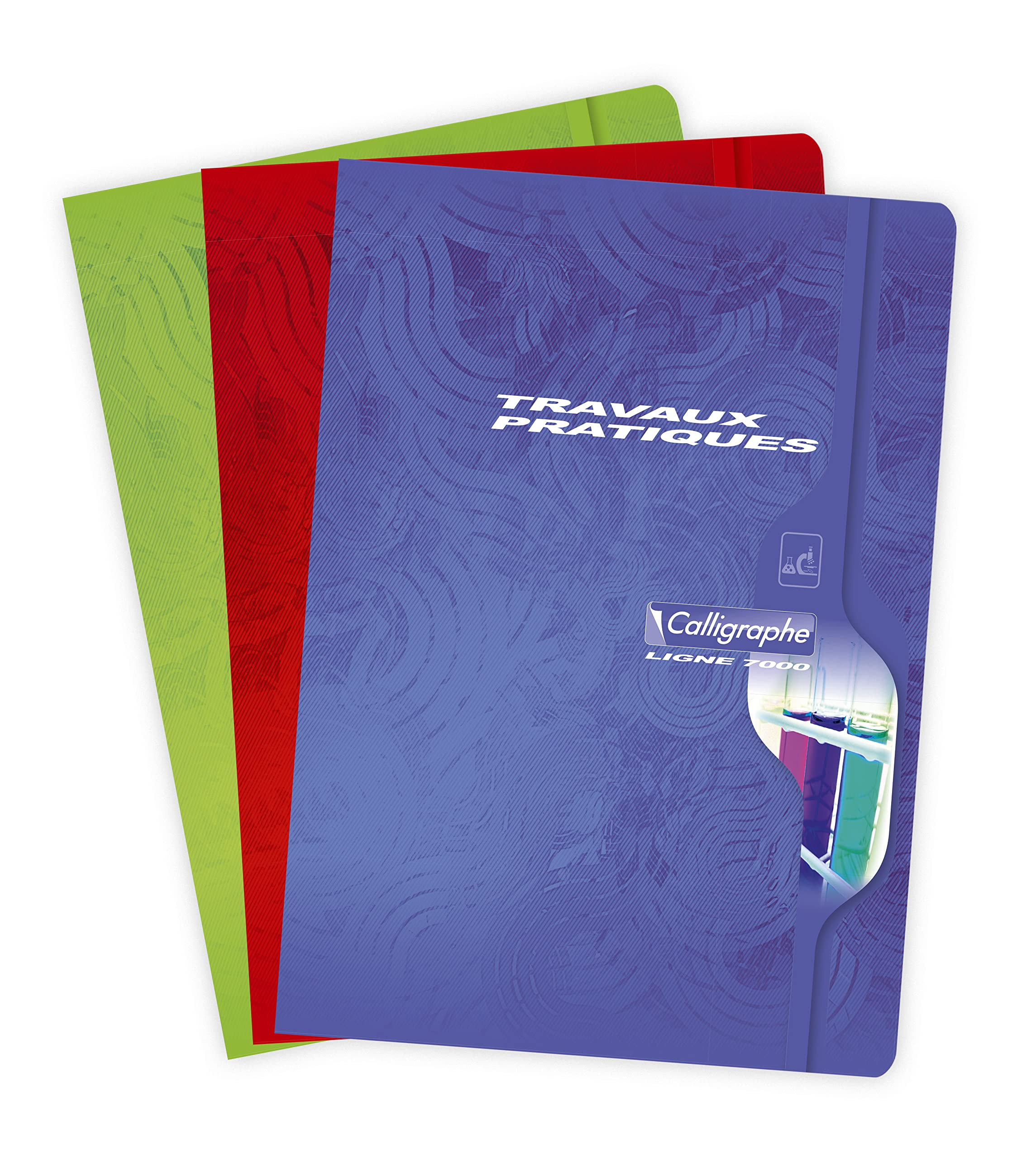 Calligrapher 7598C A Practical Work Notebook (a Clairefontaine Brand) - A4 21x29,7cm - 96 Pages Seyes Ruled 70g and Plain White 90g - Random Colour Card Cover