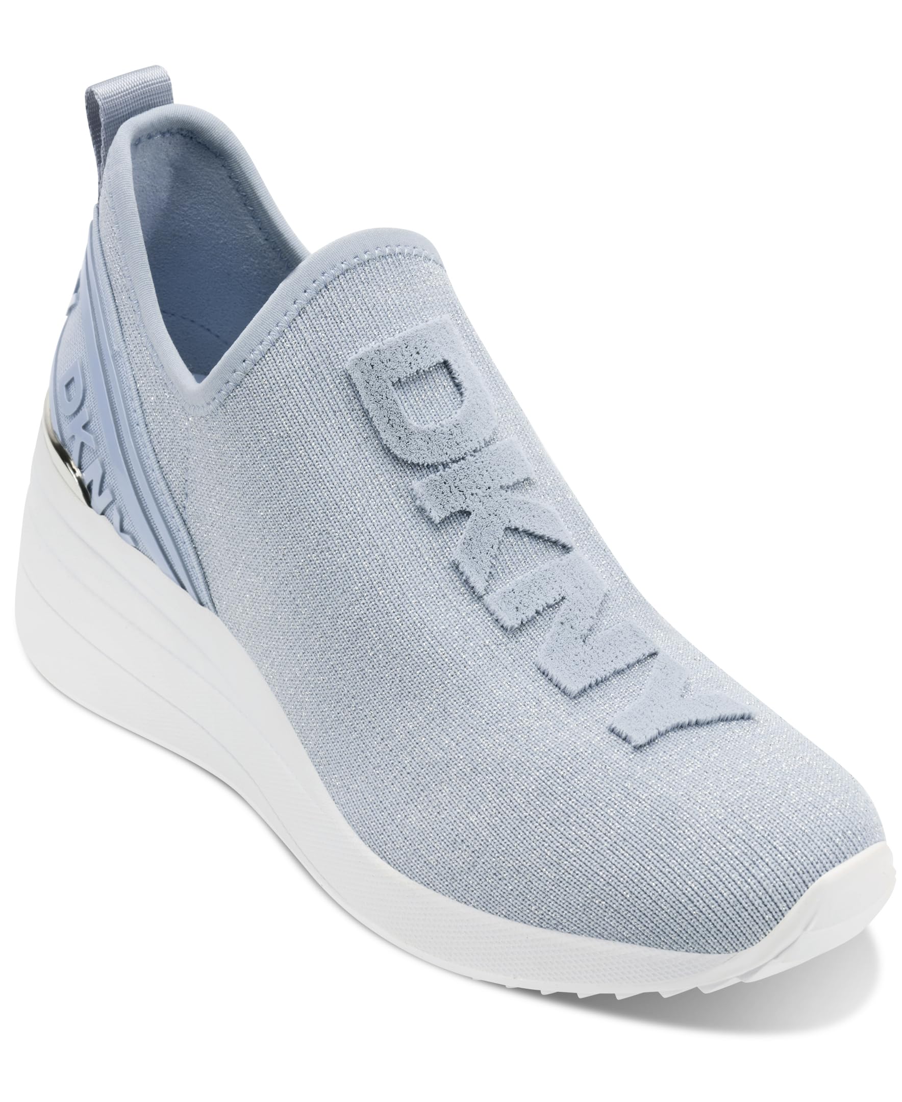 DKNY Women’s Footwear Keeva – Slip On Wedge,Celeste, 11