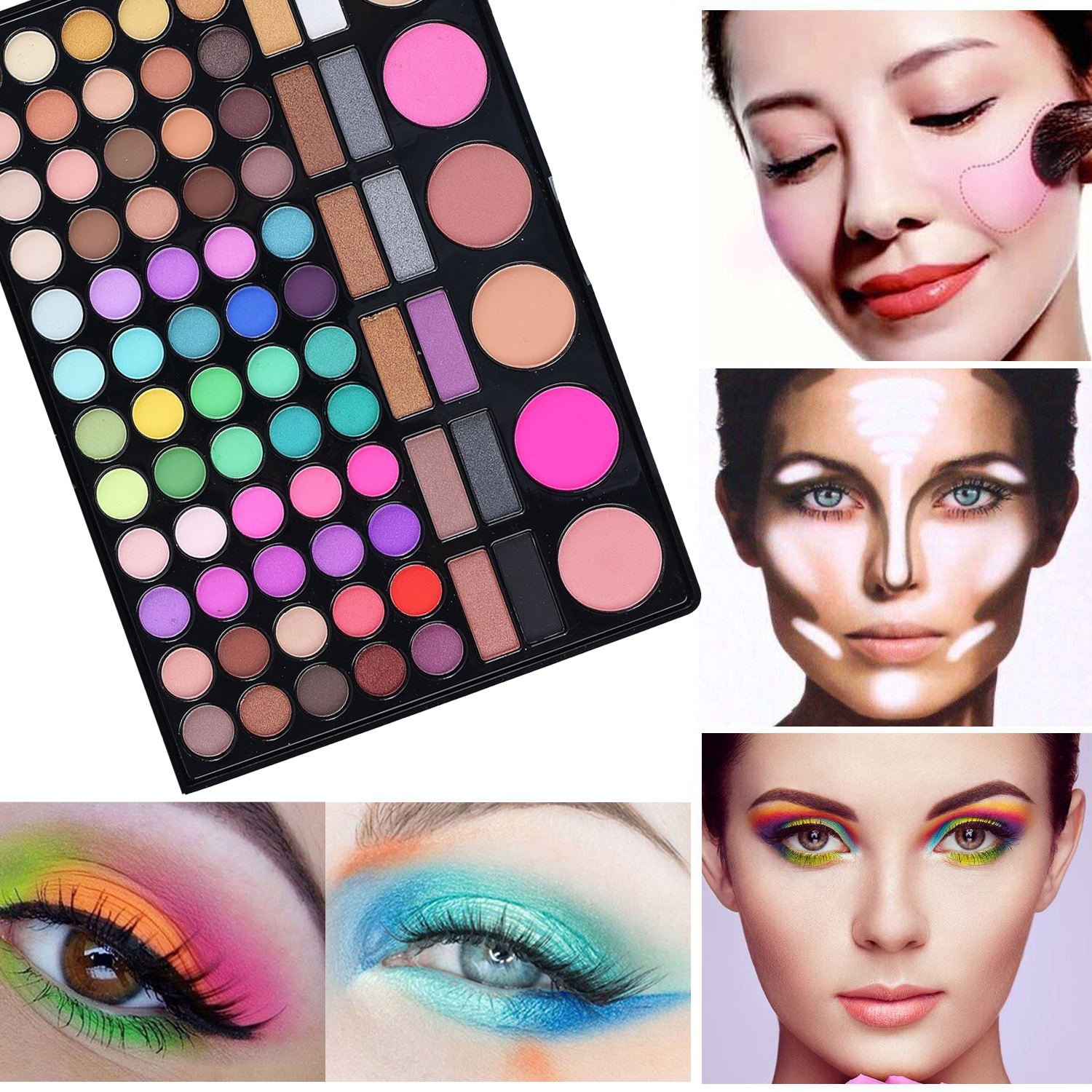 Amazoncom HER NAME Makeup Eyeshadow Palette Makeup Matte