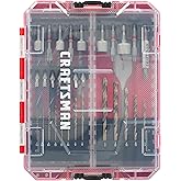CRAFTSMAN Drill Bit Set 60 Pieces, Impact Driver and Screwdriver Bit Set , Includes Nut Drivers (CMAF1260)