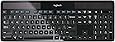 Logitech K750 Wireless Solar Keyboard for Windows Solar Recharging Keyboard 2.4GHz Wireless - Black