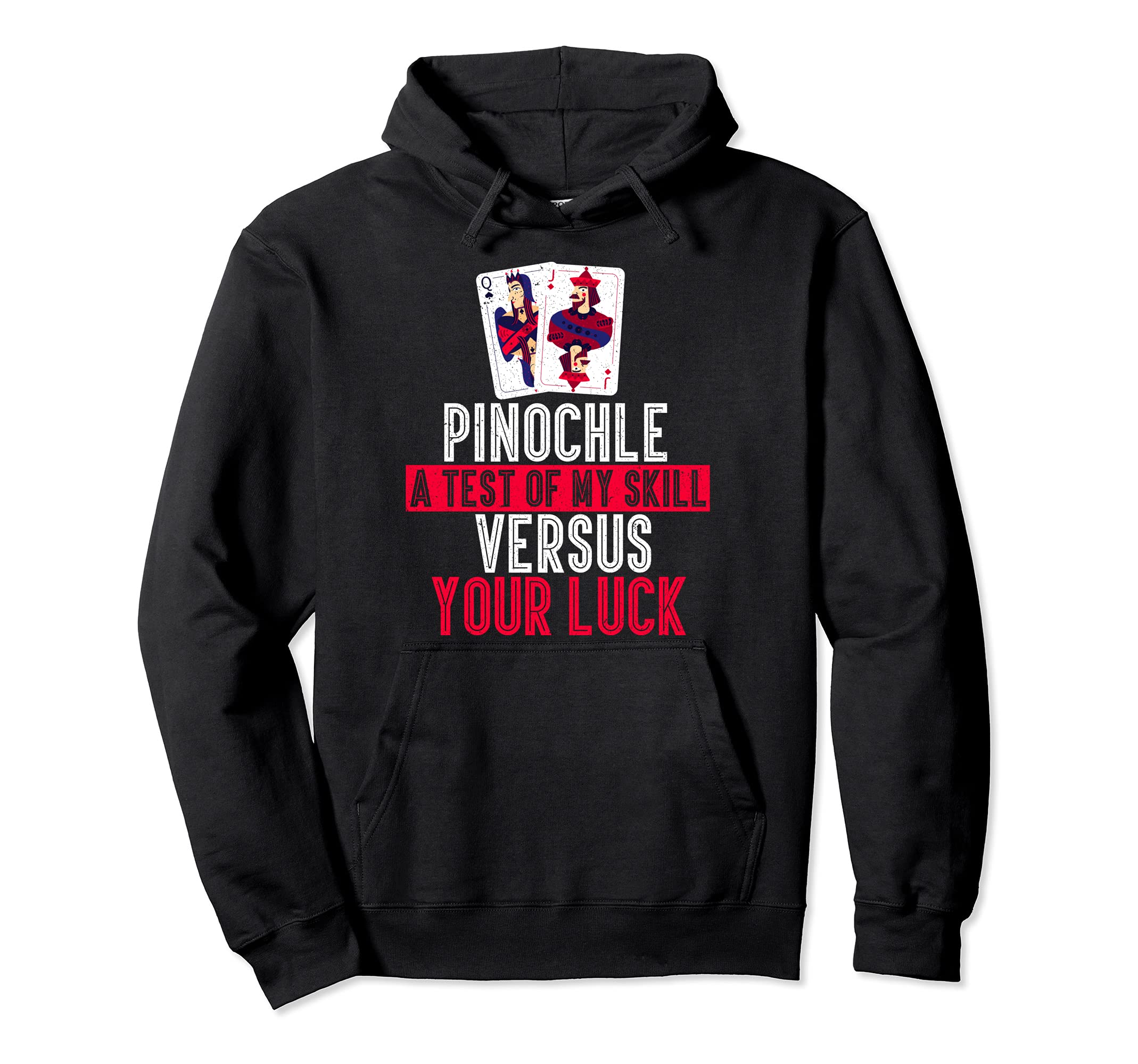 Pinochle Card Game Gamer Player Trick-Taking Pullover Hoodie