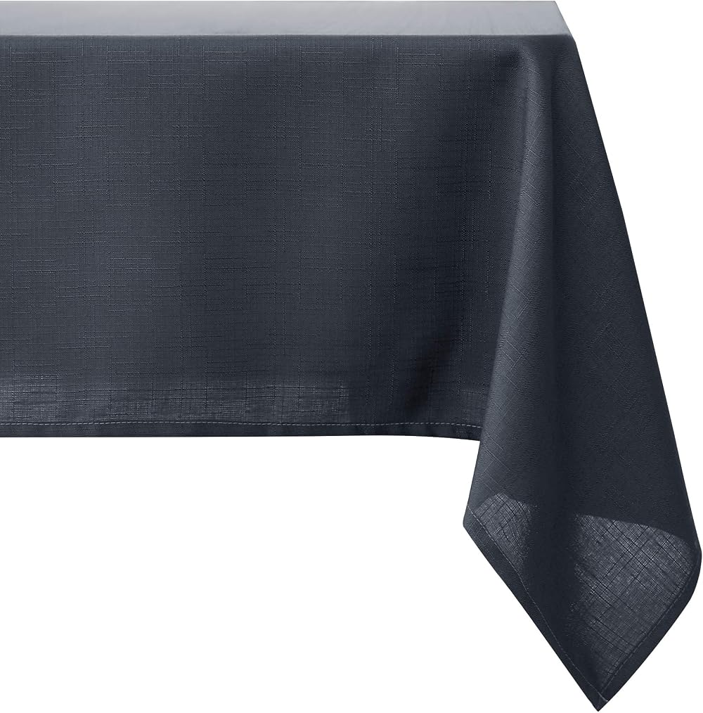 Deconovo Water Resistant Oxford Tablecloth 59x59in Square Polyester