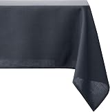 Deconovo Water Resistant Oxford Tablecloth 59x59in Square Polyester