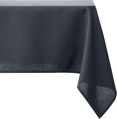Deconovo Water Resistant Oxford Tablecloth 59x59in Square Polyester