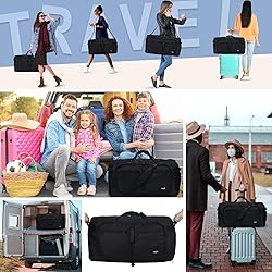 Fmeida 65L Duffle Bag with Shoes