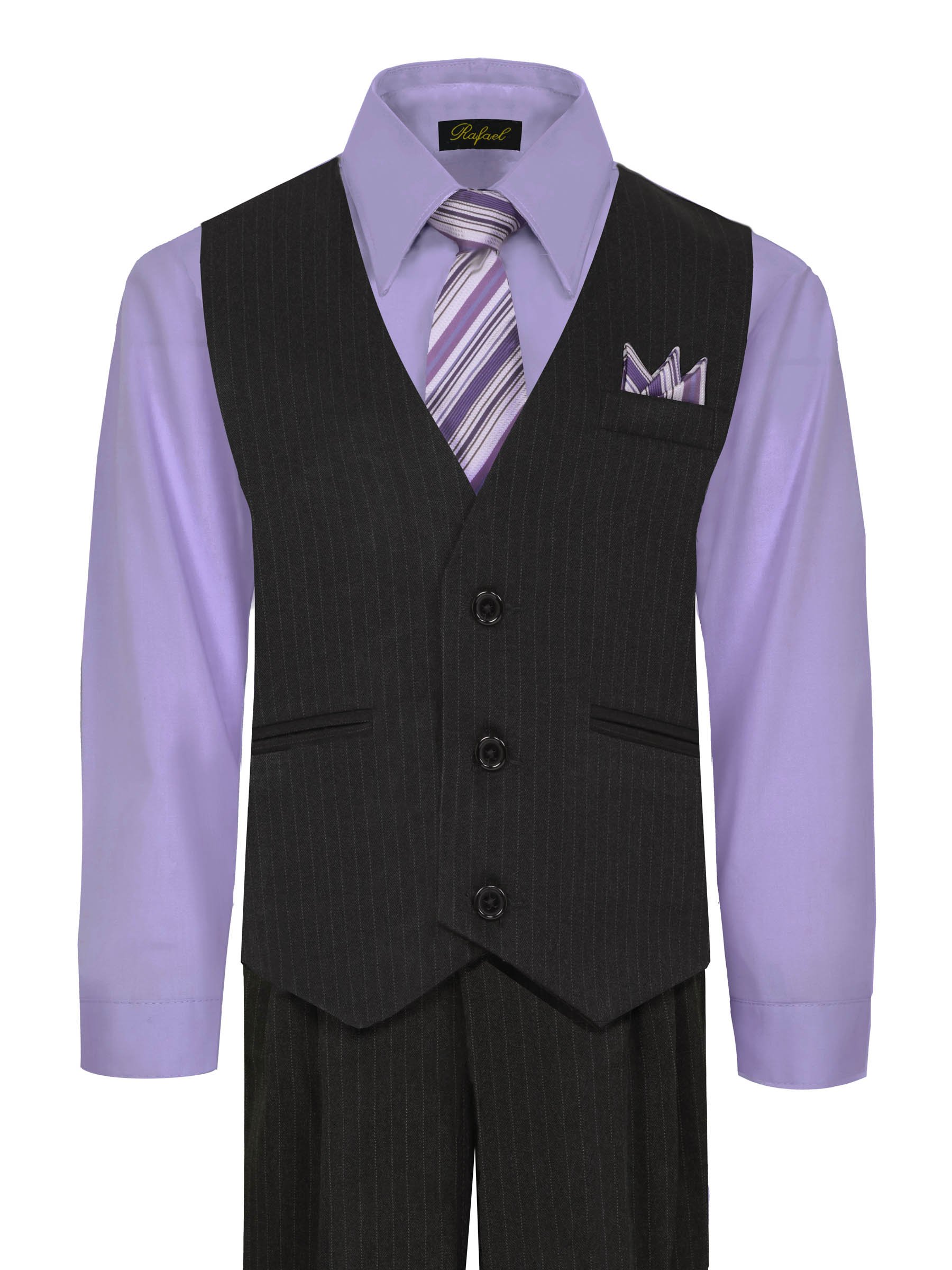 Boy's Vest and Pant Set, Includes Shirt, Tie and