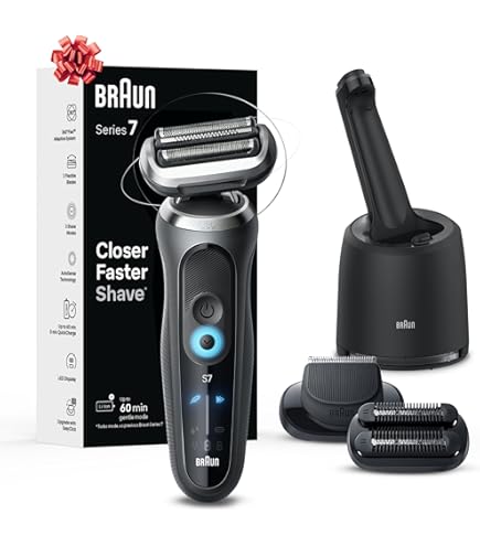 Amazon.com: Braun Electric Shaver for Men, Series 7 7171cc, Wet