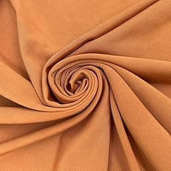 Texco Inc Solid 4-Way Stretch Venezia Polyester