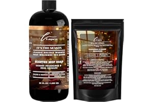 Lapew It's The Season Bundle – Carpet Deodorizer Powder & Scented Mop Soap Set – Odor Eliminator for Pet-Friendly Homes